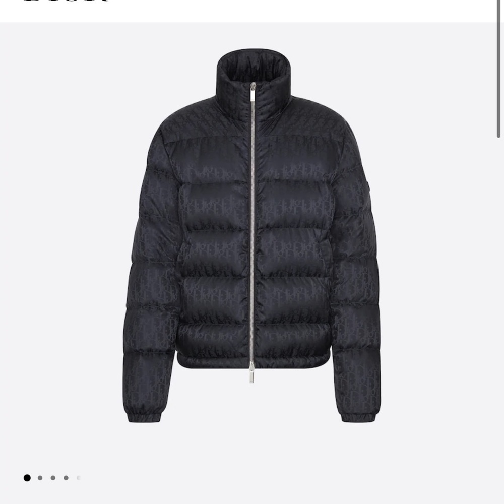 Dior oblique puffer jacket